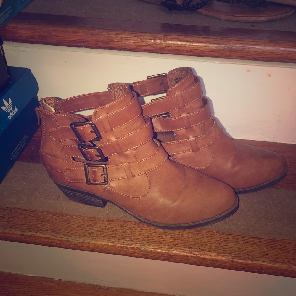 Brown Ankle Booties
